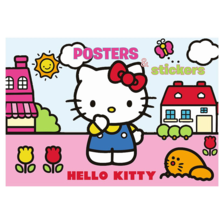 Hello Kitty poster en stickerboek