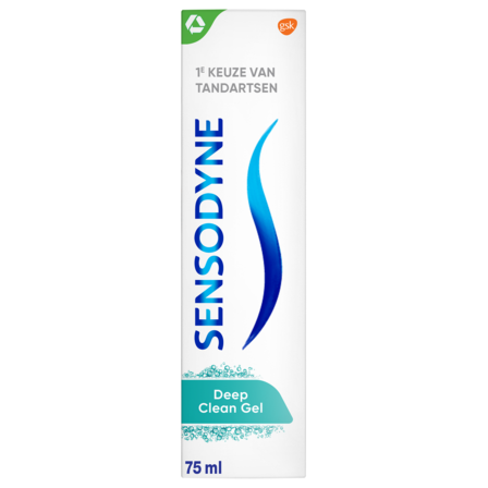 Sensodyne Deep Clean Gel tube .