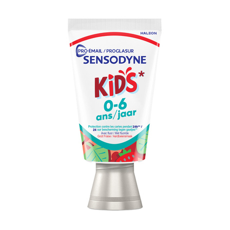 Sensodyne Proglasur Kids Aardbeiensmaak Tandpasta 0-6 Jaar
