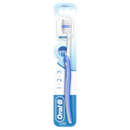 Oral-B 123 Indicator Manuele Tandenborstel Medium