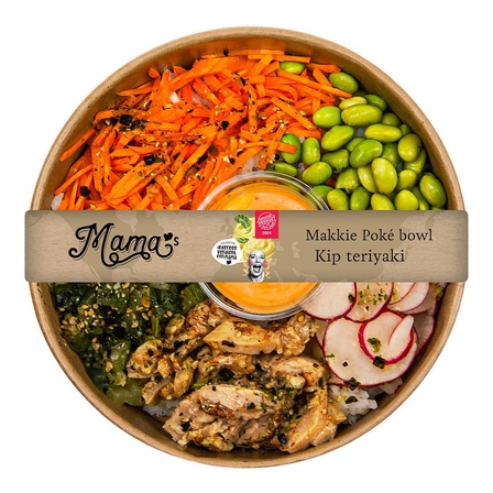 Mama's maaltijden poke bowl kip