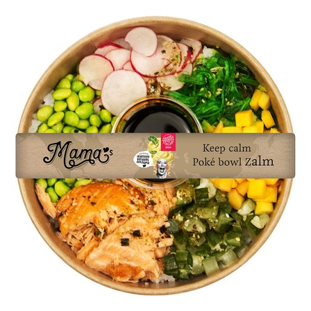 Mama's maaltijden poke bowl zalm