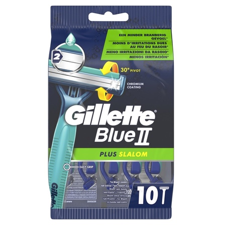 Gillette BlueII Plus Wegwerpmesjes Voor Mannen x10