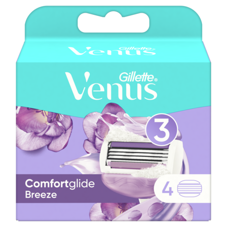 Venus Comfortglide Breeze Navulmesjes x4