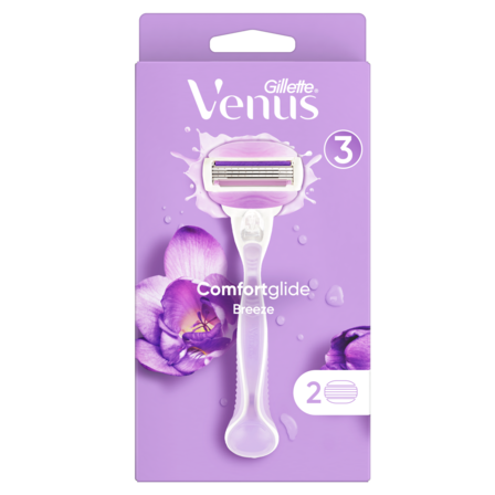 Venus ComfortGlide Breeze Scheermesje - 2 mesjes