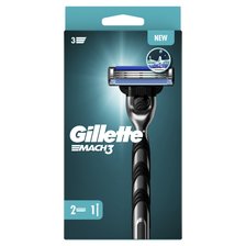 Gillette Mach 3 Handle  met 2 mesjes