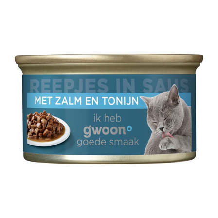 g'woon Reepjes in Saus zalm-tonijn