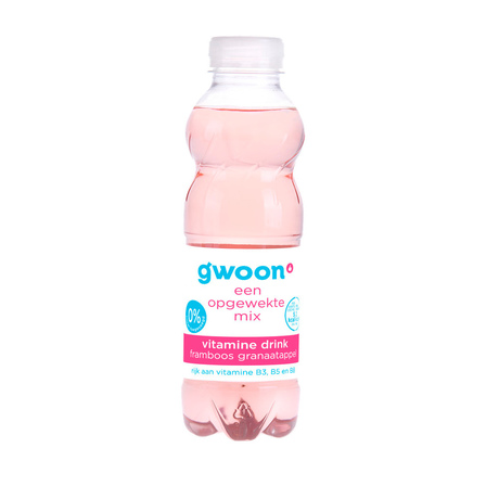 G'woon Vitaminewater Framboor-Granaatappel