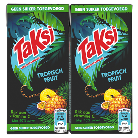 Taksi Taksi  tropisch fruit, geen suiker 10-pack