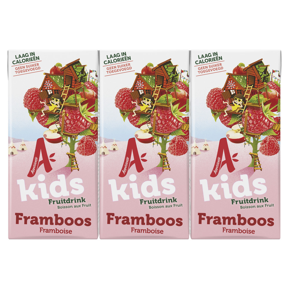kids fruitdrink framboos