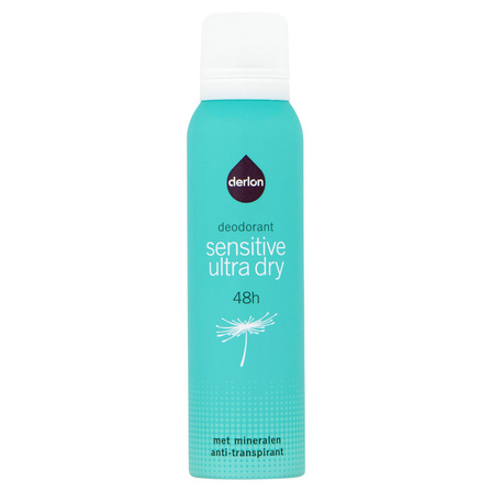 Derlon Sensitive Ultra Dry deodorant spray