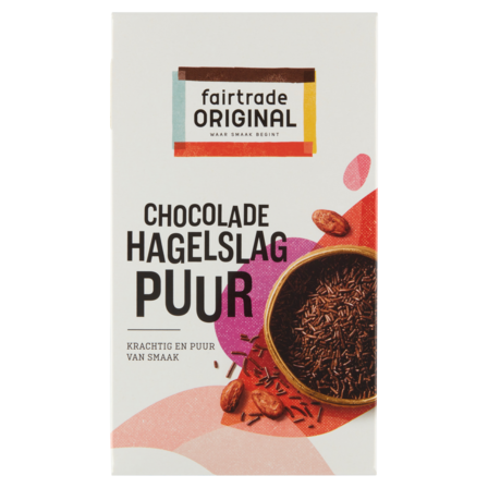 Fairtrade Original Chocolade Hagelslag Puur