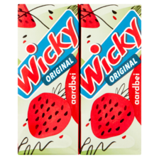 Wicky Original Aardbei 10 x 200 ml