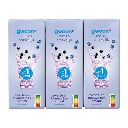 g'woon Tintelfruit 1Kcal Blauwe Bessen 1KCal.