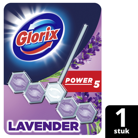 Glorix WC Blok power Lavendel