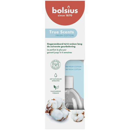 Bolsius Geurstokjes fresh cotton
