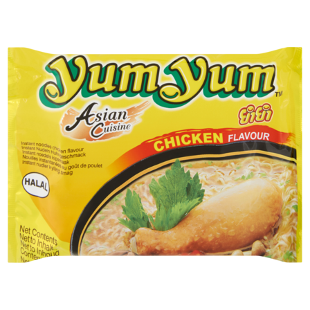 Yum Yum Asian Cuisine Instant Noedels Kipsmaak 60 g