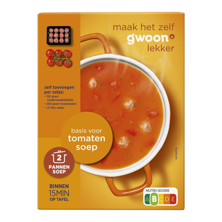 g'woon Basis voor Tomatensoep
