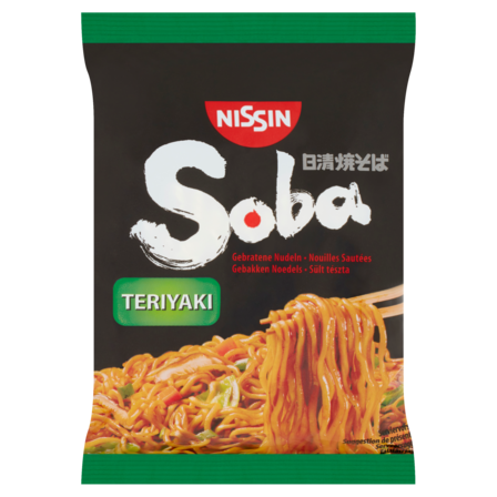 Nissin Soba Teriyaki Gebakken Noedels