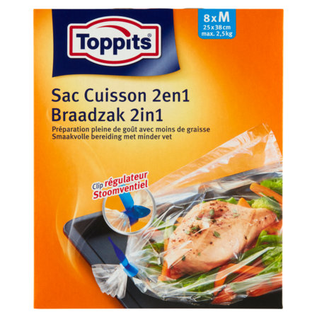 Toppits Braadzakken 2 in 1