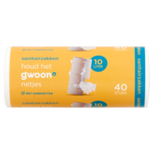 G'woon Sanitairzakken 10 Liter