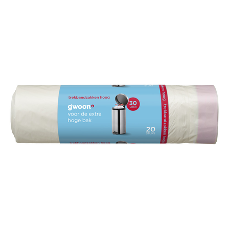 g'woon Trekbandzakken Hoog 30 Liter