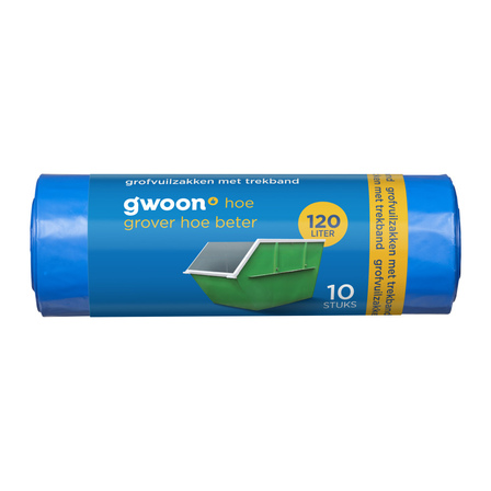 G'woon Grofvuilzakken 120 Liter