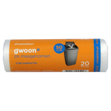 g'woon Vuilniszakken 50 liter