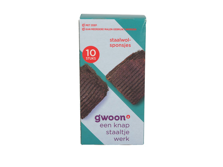 g'woon Staalwol Sponsjes