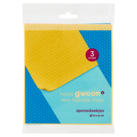 g'woon Sponsdoekjes