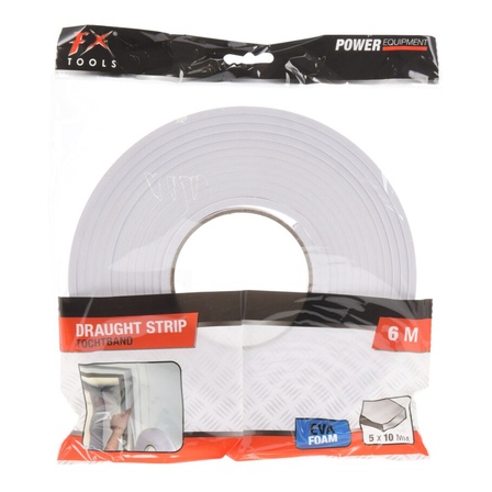 Tochtband foam 10mm breed rol