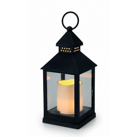 Lantaarn met 23cm. LED kaars