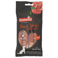 Rosewood Hondensnack Steak sticks met rund en kabeljauw