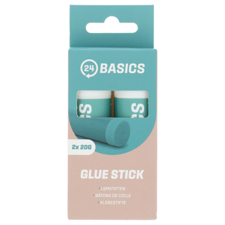 24basics Lijmstift 20gr 2 pack