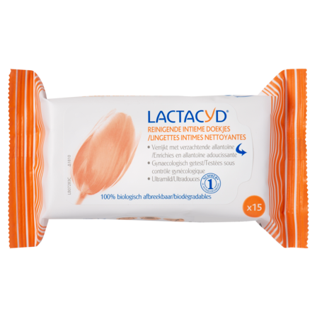 Lactacyd 15 Reinigende Verzorgende Intiem Tissues