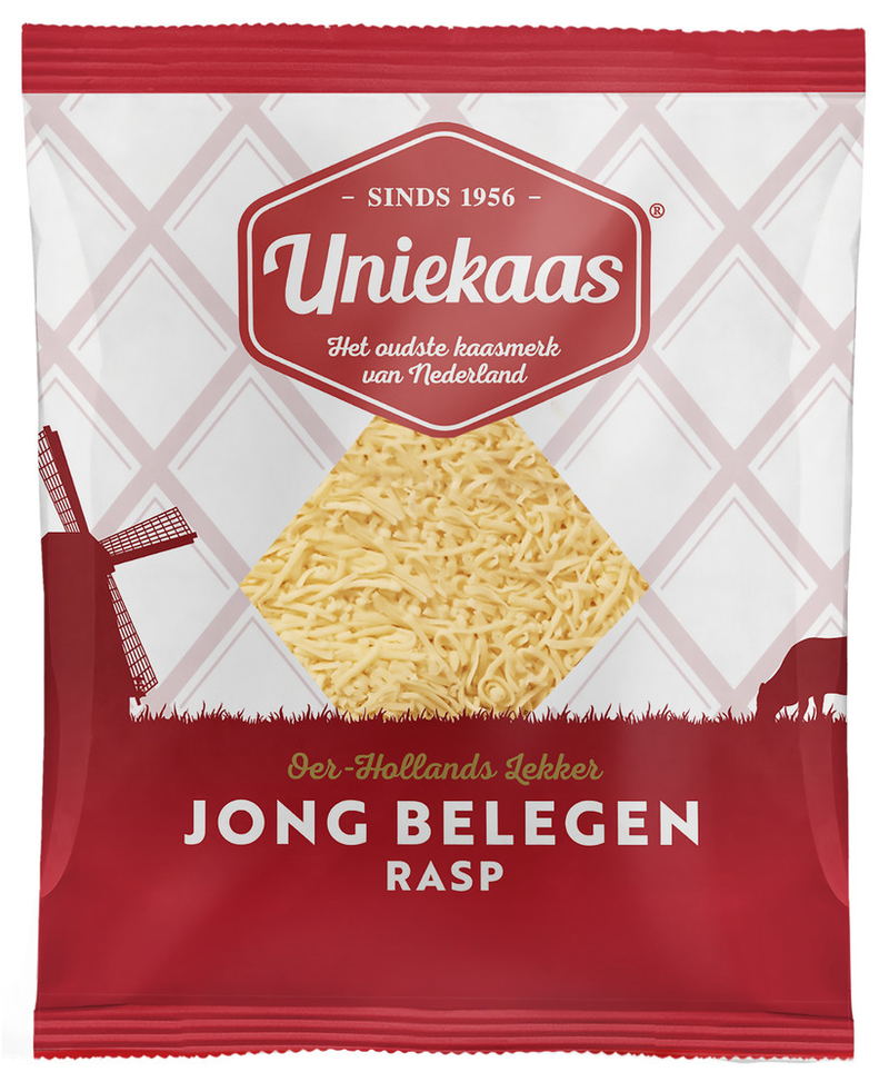 Uniekaas geraspte kaas jong belegen