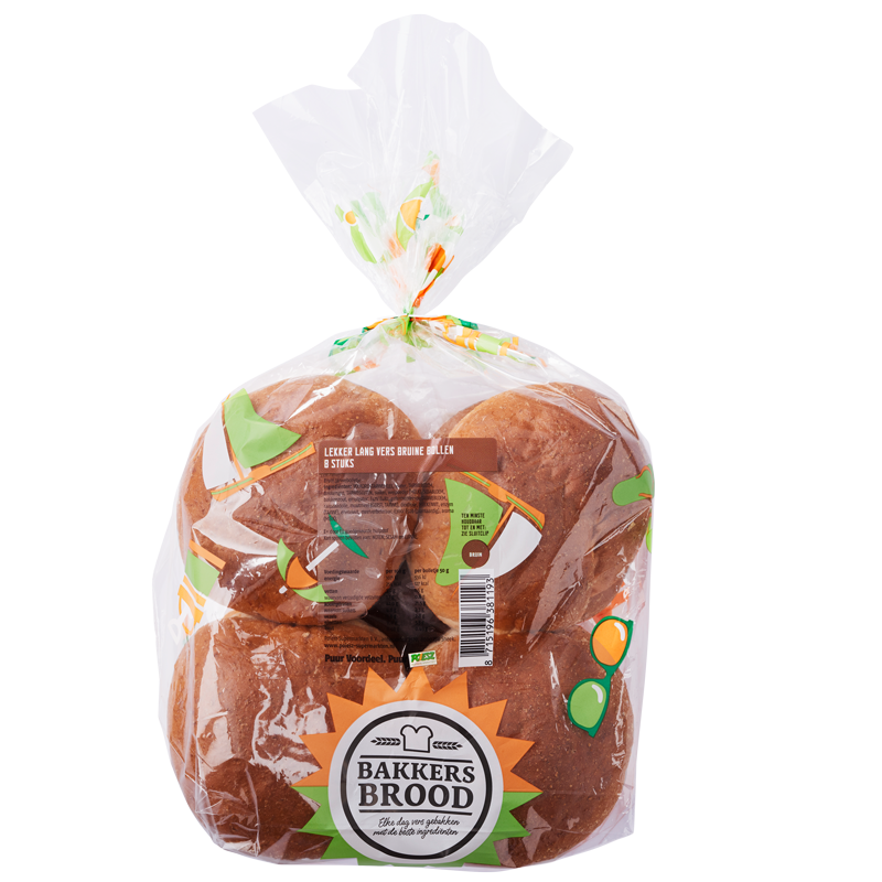 Bruine bollen 8 st.