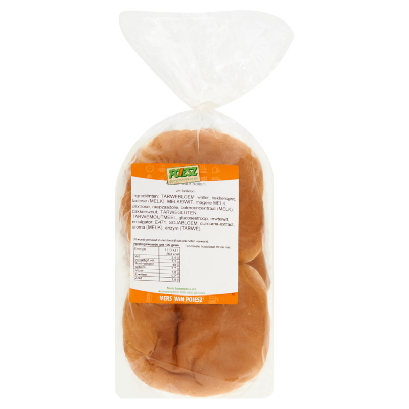 Lodewijker witte luxe bollen 4 st.
