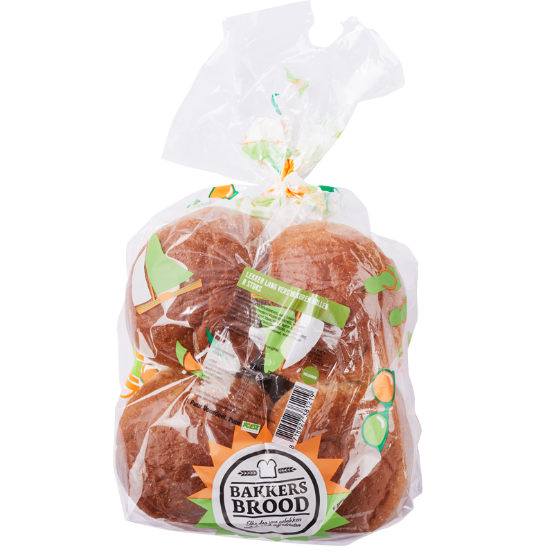 Volkoren bollen 8 st.
