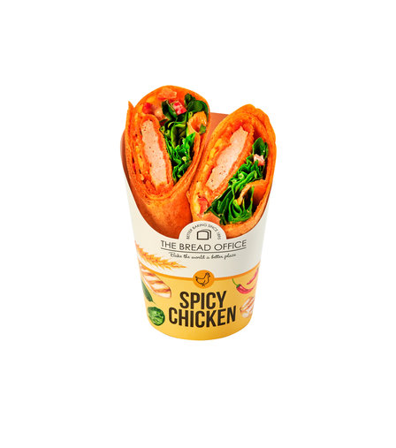 The Bread Office Wrap  Spicy Chicken
