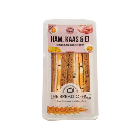 The Bread Office Sandwich  Ham, Kaas en Ei