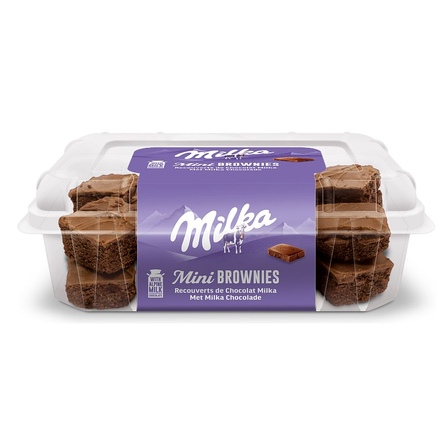 Milka mini brownies