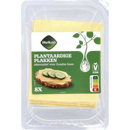 Melkan plantaardige plakken