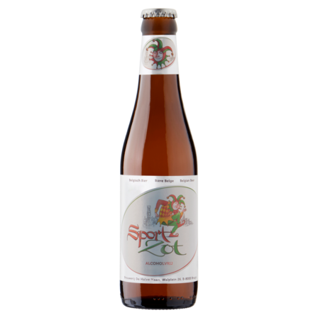 Sportzot Belgisch Bier Alcoholvrij Fles