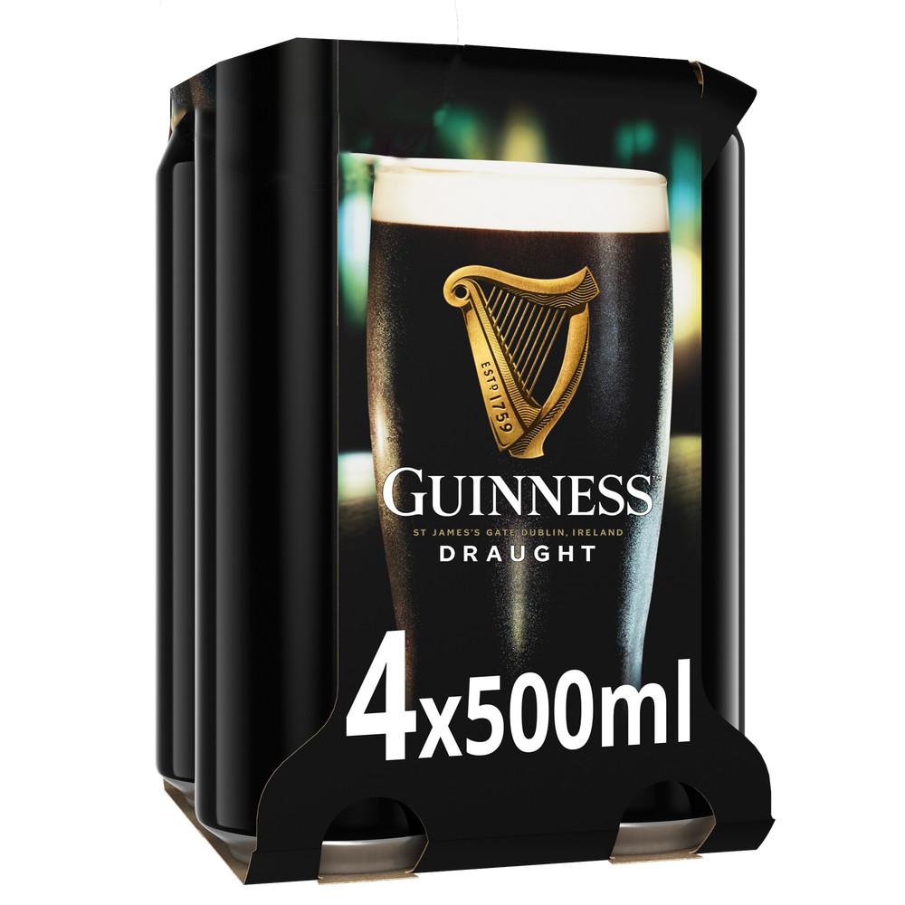 Guinness Stout draught 4x500ml