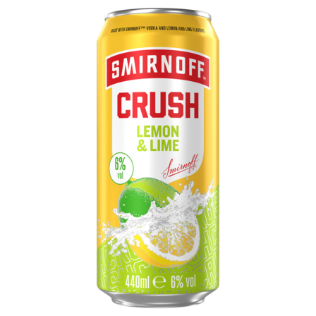 Smirnoff crush lemon lime