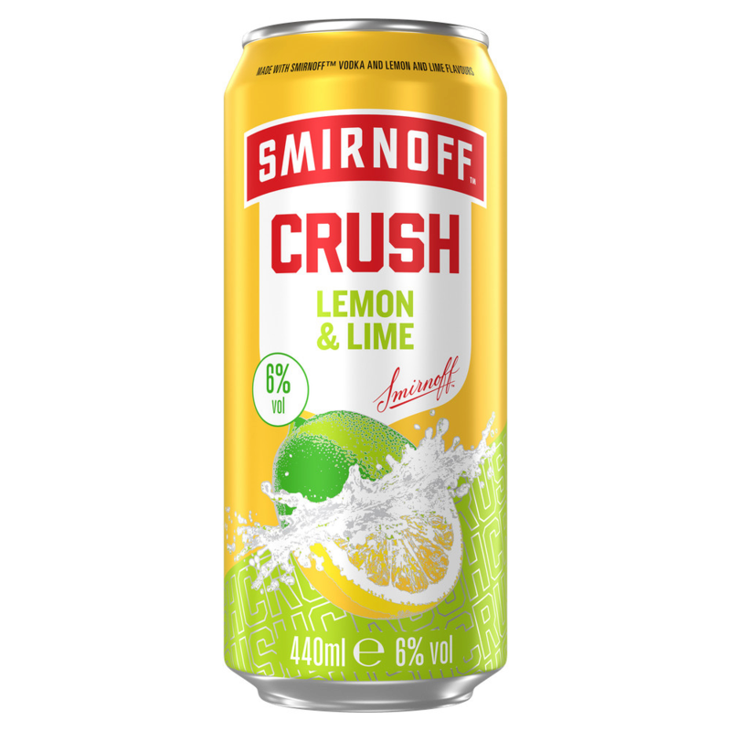 Smirnoff Crush lemon & lime