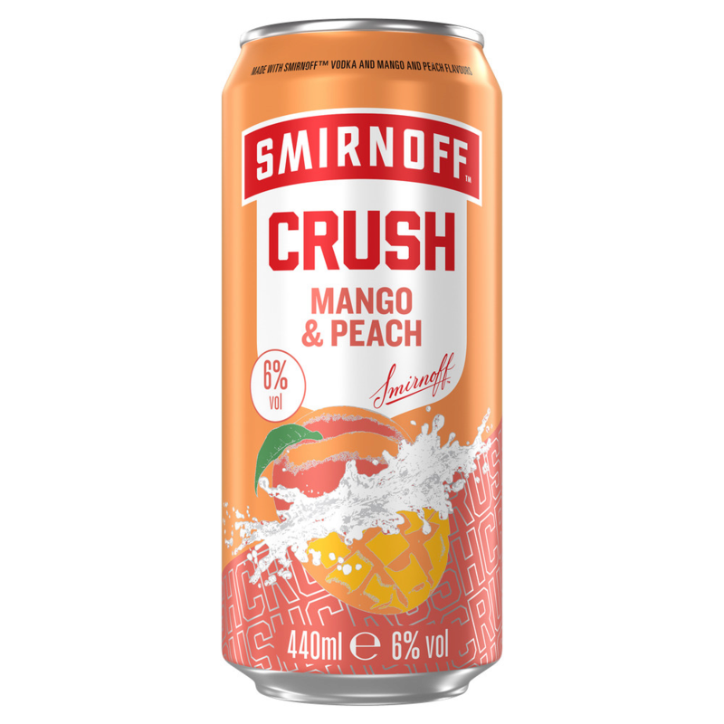 Smirnoff Crush mango & peach