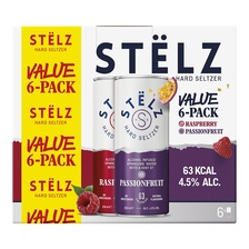 Stëlz raspberry & passionfruit 6-pack