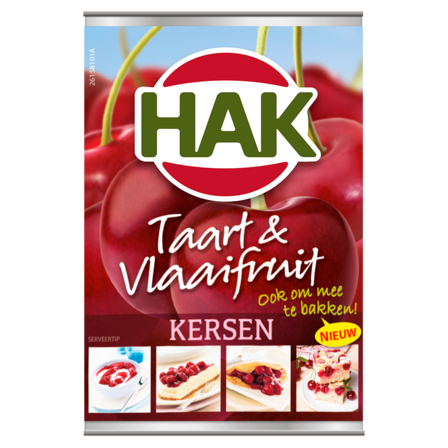 Hak Taart & Vlaaifruit Kersen 430 g